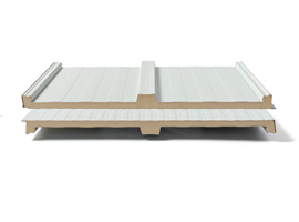 Panel cubierta Blanco-blanco