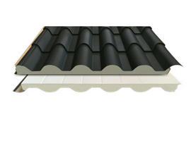 Panel teja Negro-Blanco
